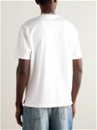 Mastermind World - Printed Cotton-Jersey T-Shirt - White