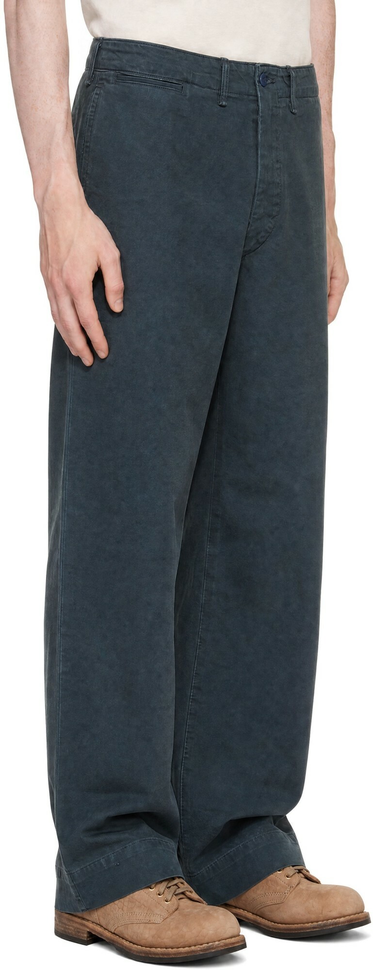 RRL Gray Field Trousers