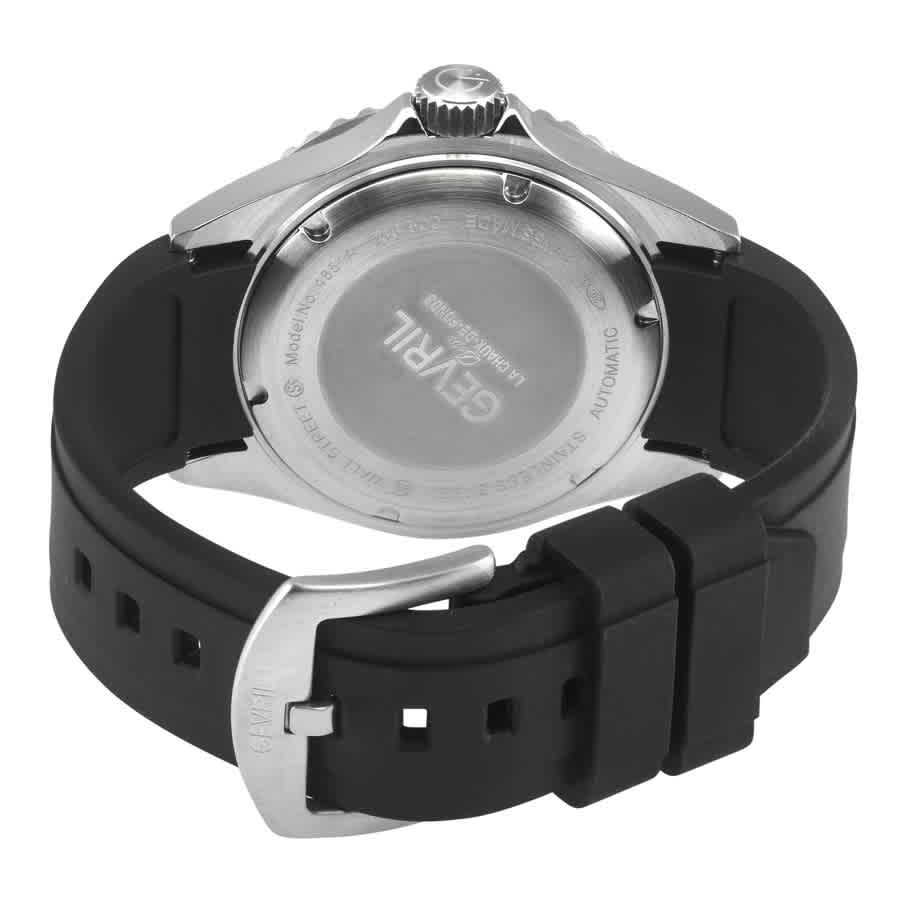 Gevril Wall Street Automatic Black Dial Mens Watch 41853R