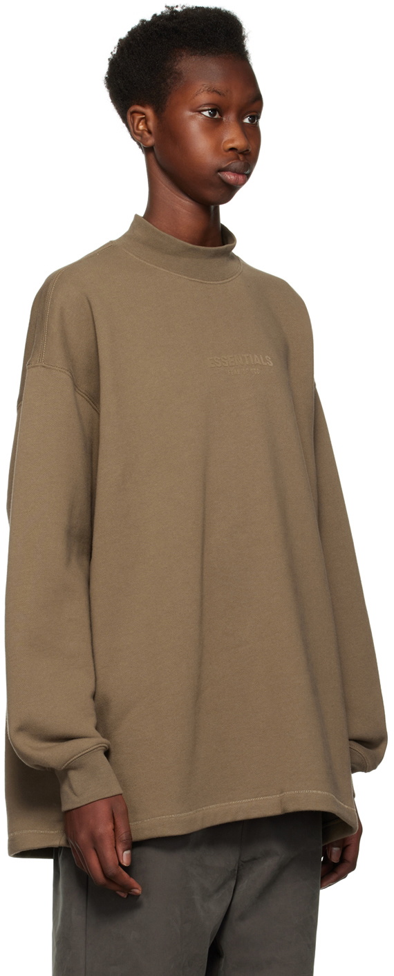 Essentials Brown Relaxed Sweatshirt Essentials