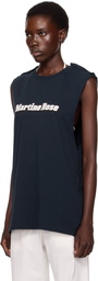 Martine Rose SSENSE Exclusive Navy Double Vest Tank Top