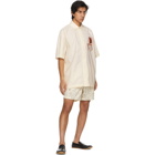 Jacquemus Off-White Embroidered La Chemise Moisson Short Sleeve Shirt