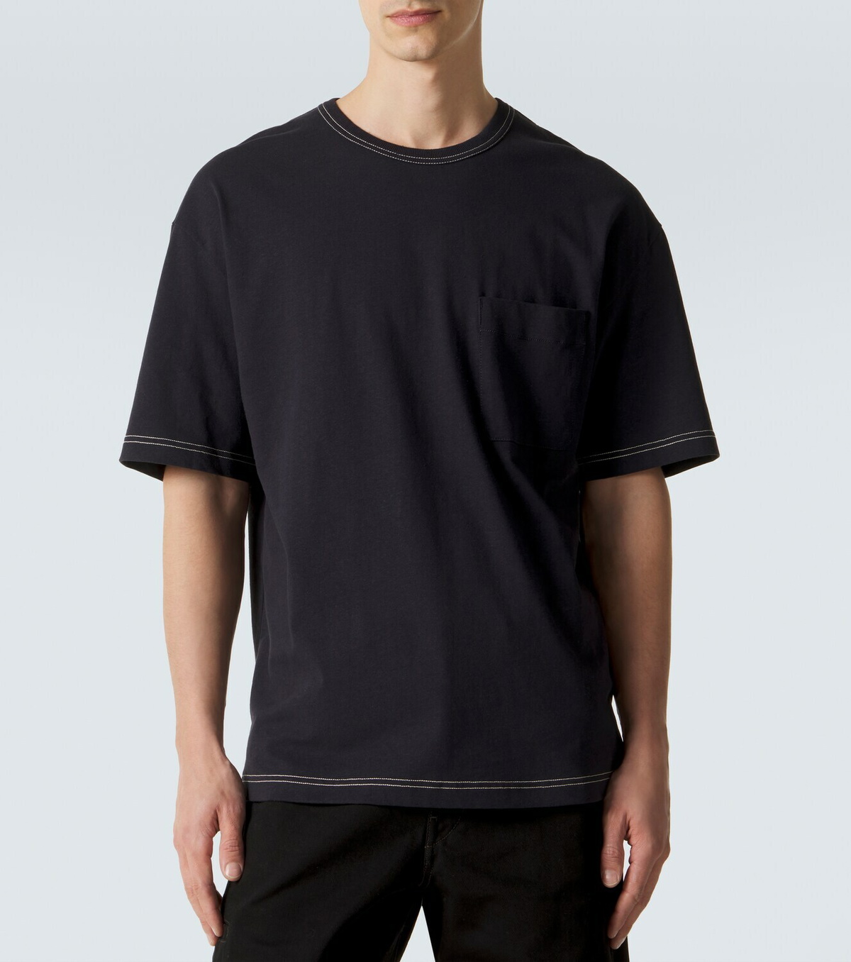 Lemaire Cotton and linen T-shirt