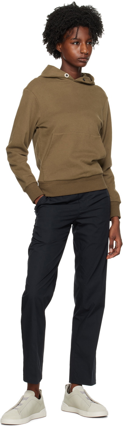 ZEGNA Navy Elasticized Trousers