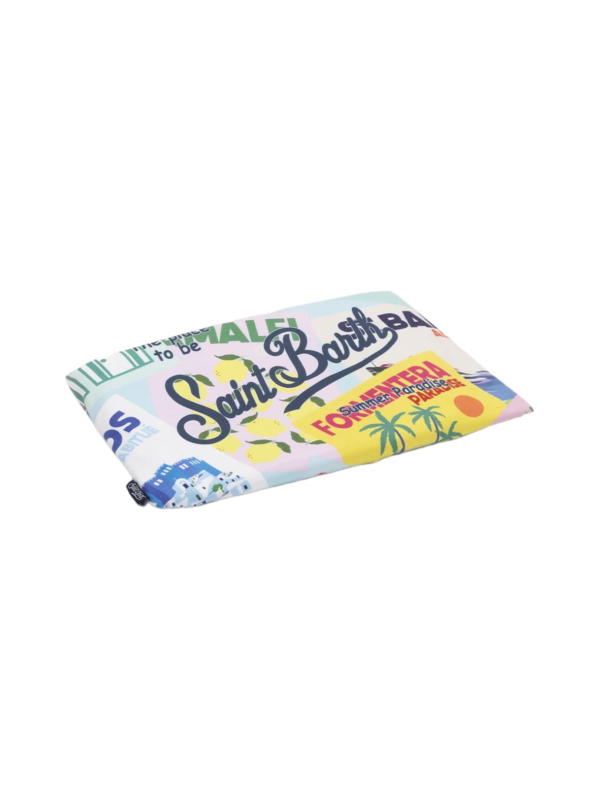 MC2 Saint Barth Microfiber Postcard Print Beach Towel Aidan
