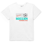 Pasadena Leisure Club - Numero Uno Logo-Print Cotton-Jersey T-Shirt - White
