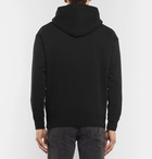 Givenchy - Faux Fur-Lined Printed Loopback Cotton-Jersey Hoodie - Men - Black