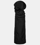 Magda Butrym Floral-appliqué silk taffeta gown