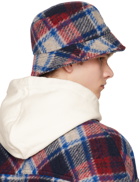 Isabel Marant Beige Check Bucket Hat