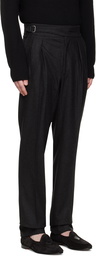 Ralph Lauren Purple Label Black Buckled Trousers