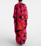 Pucci Occhi silk twill kaftan