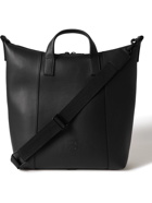 Balenciaga - Hourglass Medium Logo-Embellished Full-Grain Leather Tote Bag