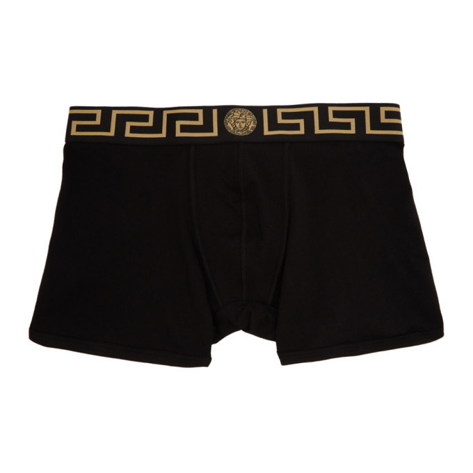 Photo: Versace Underwear Black Medusa Boxer Briefs
