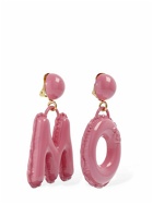 MOSCHINO Inflatable Letters Clip-on Earrings