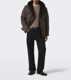 Yves Salomon Shearling-trimmed down jacket
