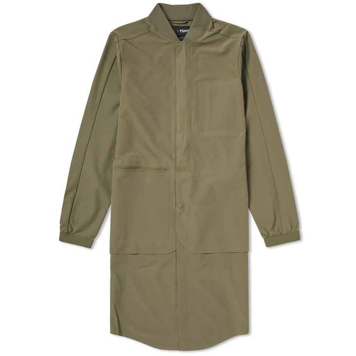 Photo: Jordan x PSNY Tech Trench Jacket Green