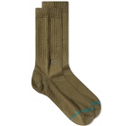 Stance Icon Sock in Green