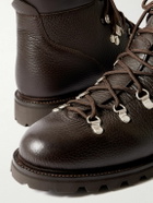 MORJAS - Full-Grain Leather Hiking Boots - Brown