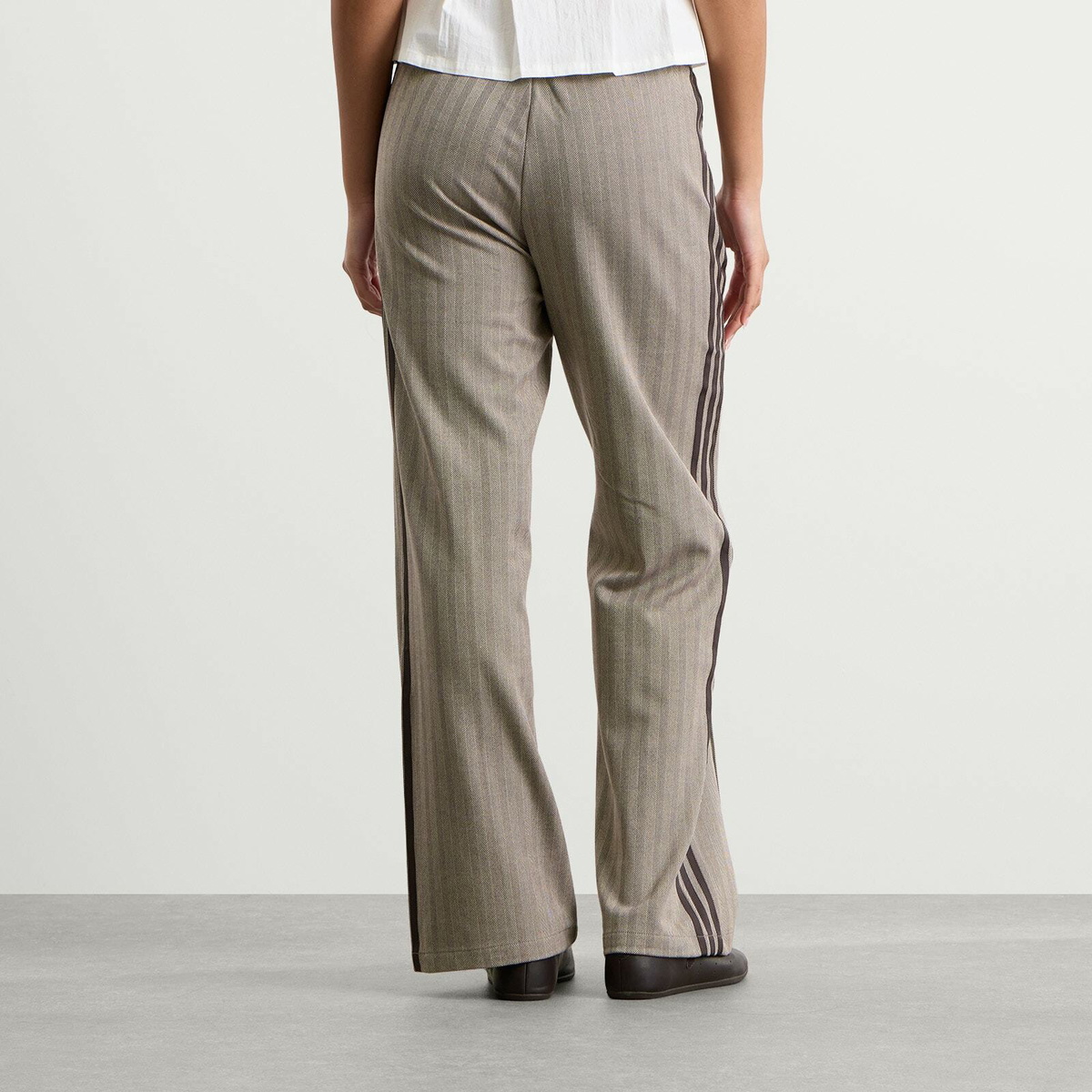 Adidas Women's Tweed Track Pant in Light Brown