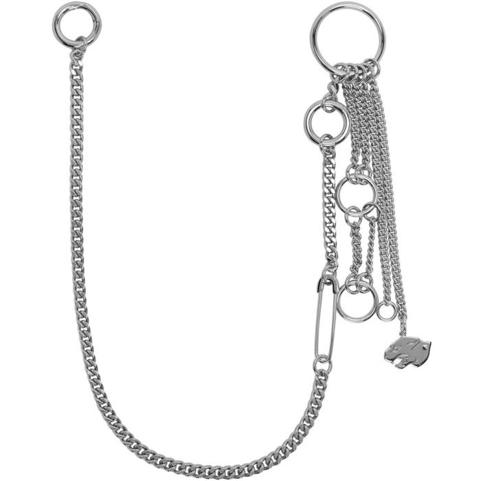 Photo: Valentino Silver Panther Charm Keychain 