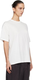 ssstein White Suvin Cotton Basic T-shirt