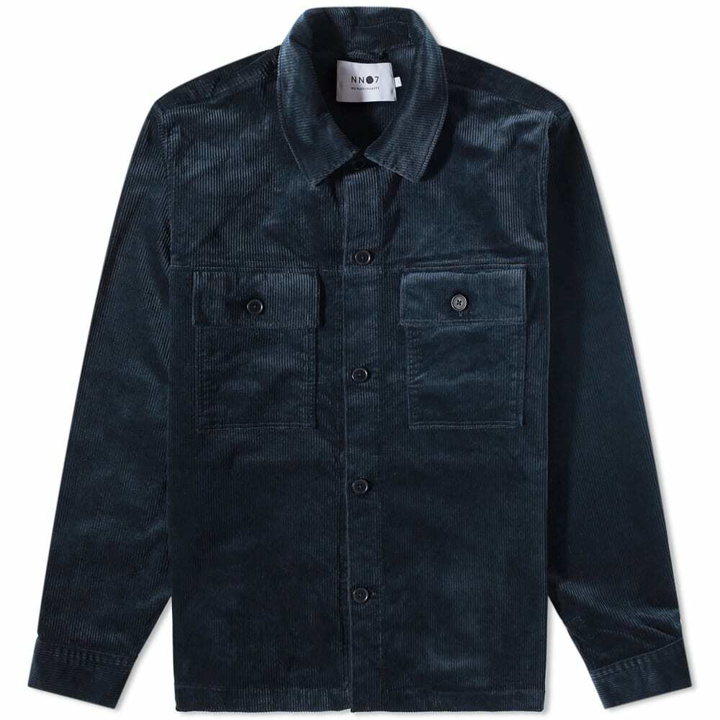 Photo: NN07 Men's Wilas Corduroy Overshirt in Navy