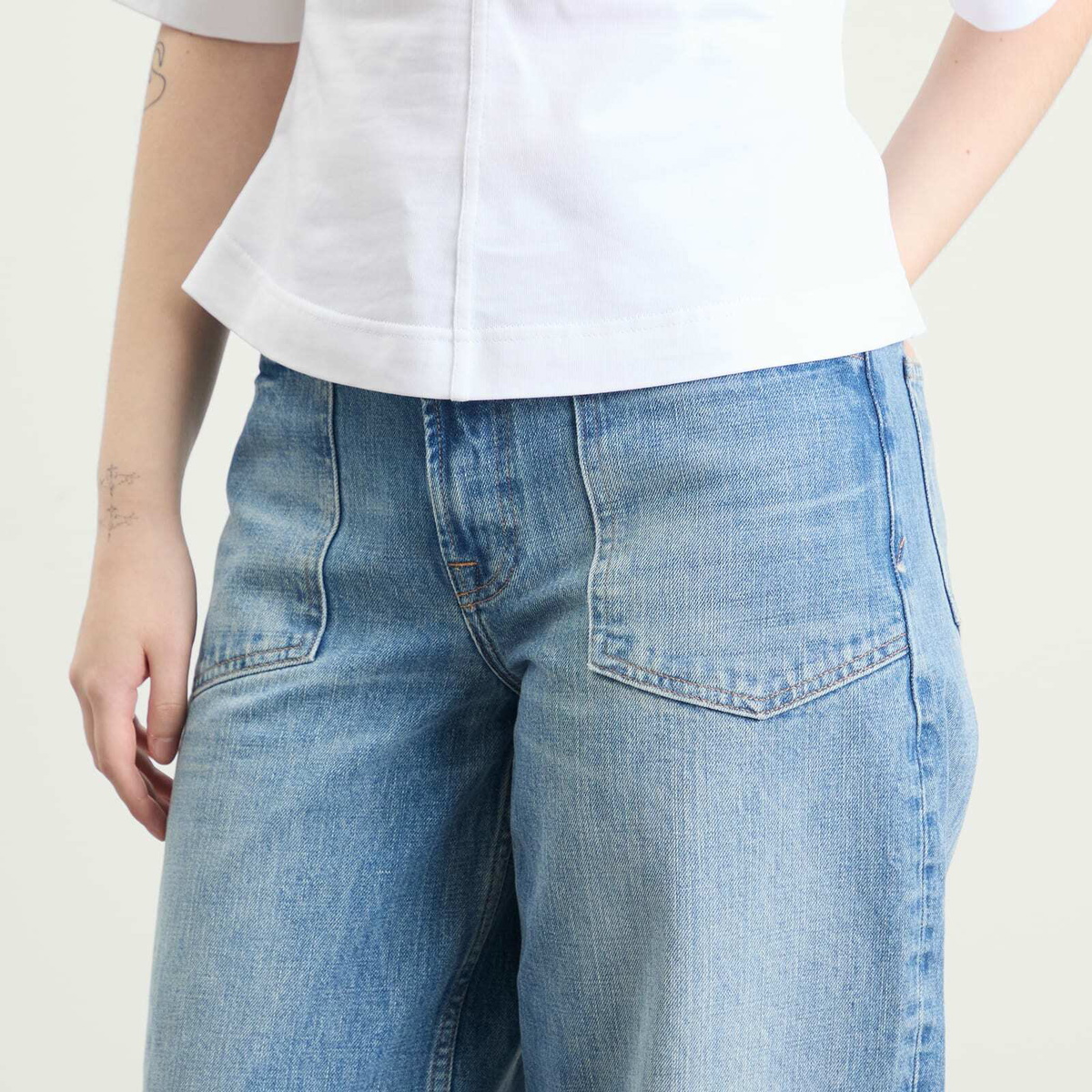 Samsøe Samsøe Women's Saveyra Jeans in Oceanic Blue