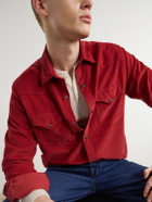 Canali - Cotton-Corduroy Shirt - Red