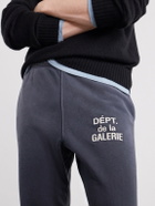 Gallery Dept. - Logo-Embroidered Straight-Leg Cotton-Jersey Sweatpants - Gray