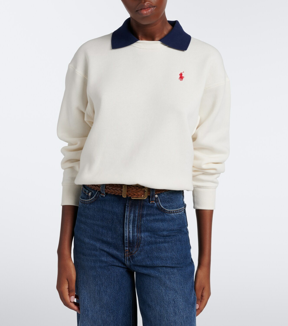 Polo Ralph Lauren Cotton-jersey polo sweatshirt