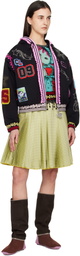 Chopova Lowena Black Wolfpack Hoodie