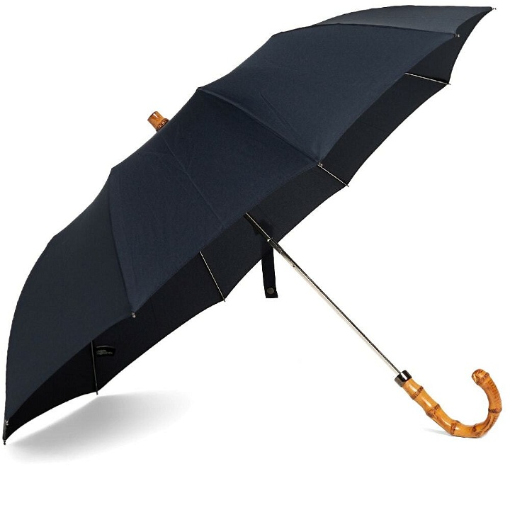 Photo: London Undercover Whangee Telescopic Umbrella in Navy
