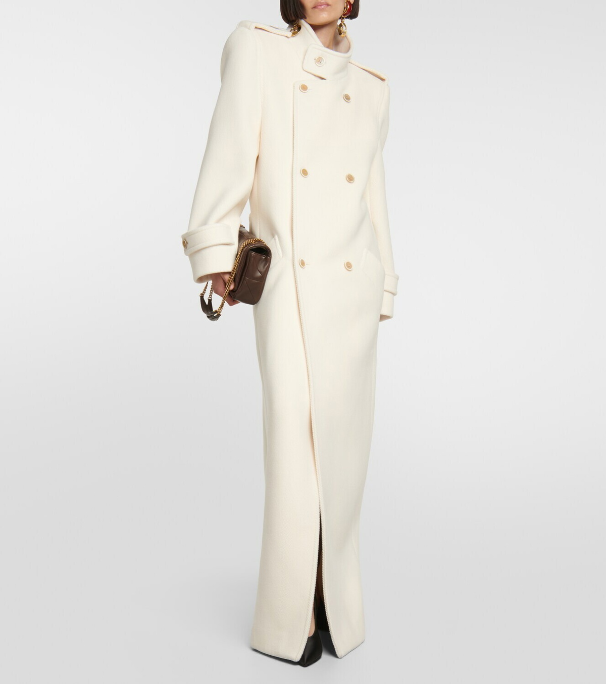 コート SAINT LAURENT - OVERSIZED MANTEAU COAT * Saint Laurent Manteau Oversize Coat Saint Laurent