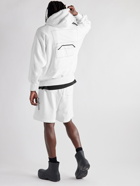 UNDERCOVER - Oversized Printed Embroidered Cotton-Jersey Hoodie - White