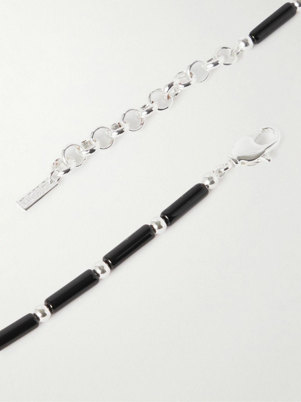 [ ELIOU★Erec ] onyx & sterling-silver necklace★関税送料込 éliou - Erec Silver Onyx Necklace éliou