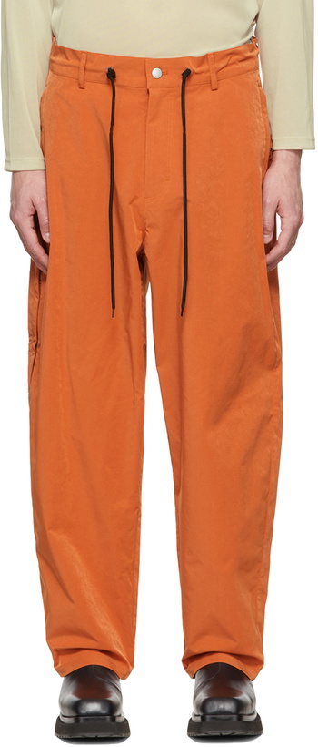 Photo: A. A. Spectrum Orange Jeremyz Shell Trousers