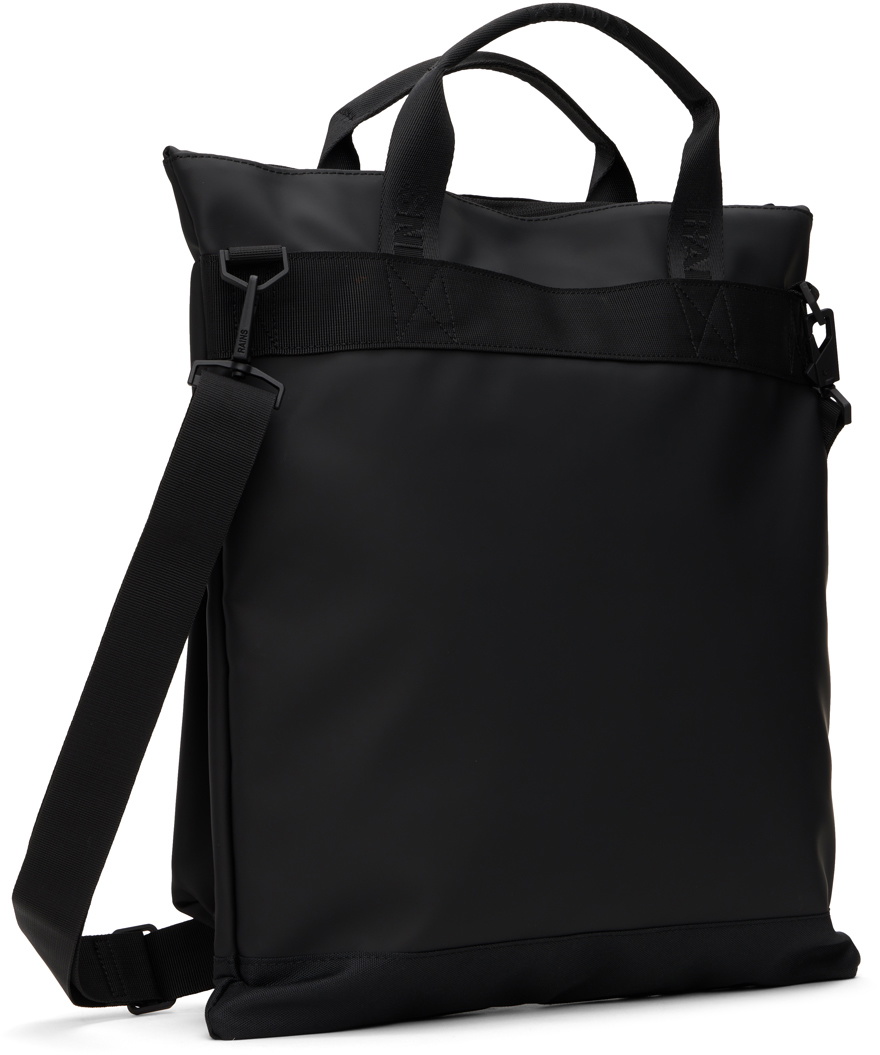 RAINS Black Trail Tote