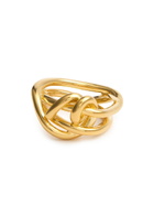 Completedworks Thread 18kt Gold Vermeil Ring