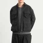 and wander Men's C/PE Twill Field Jacket in Black