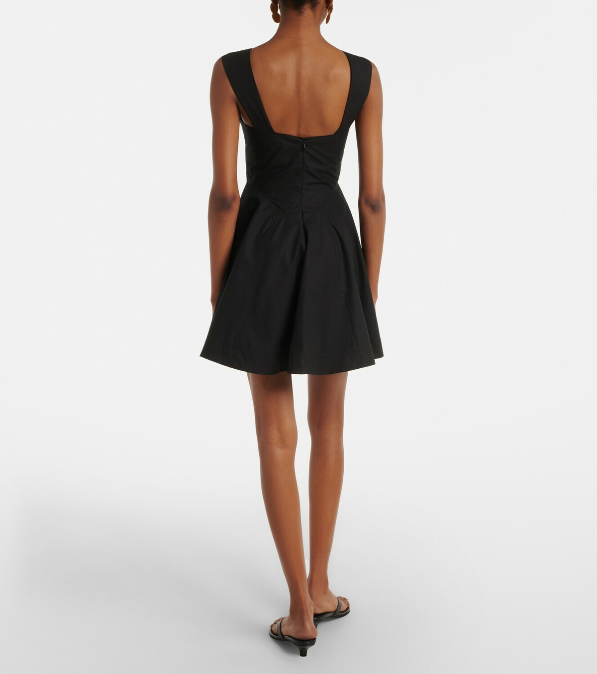 Dôen Riviette cotton poplin minidress