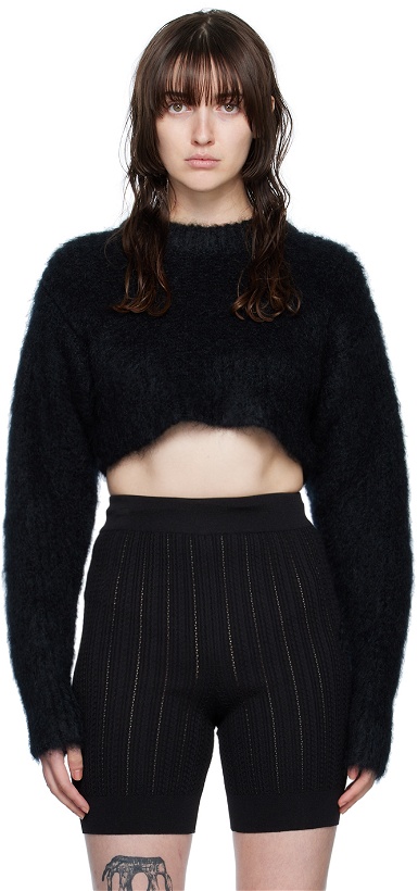 Photo: System Black Cropped Sweater