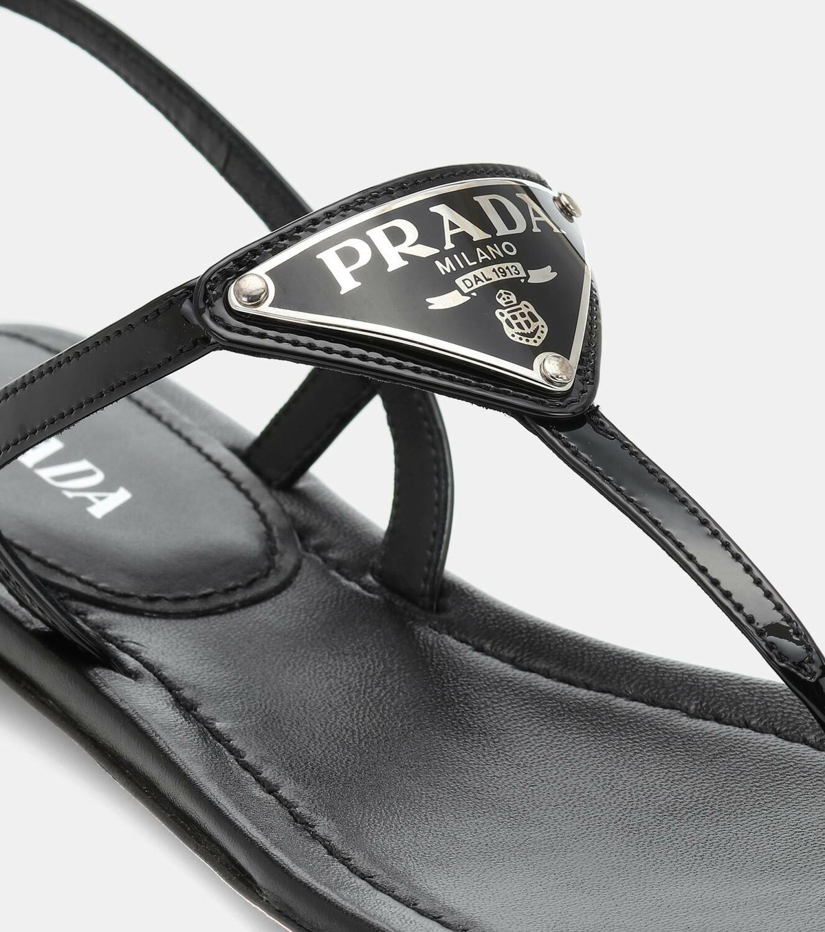 Prada Patent leather thong sandals