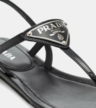 Prada Patent leather thong sandals