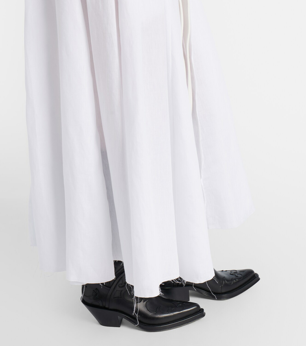 Gabriela Hearst Delyth cotton and linen maxi dress