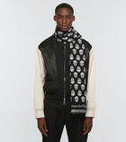 Alexander McQueen - Intarsia wool scarf