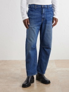 Nili Lotan - Carpenter Straight-Leg Cropped Jeans - Blue