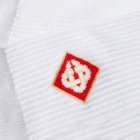 Casablanca Men's Monogram Logo Sock in White