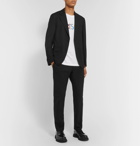Versace - Black Slim-Fit Virgin Wool Drawstring Suit Trousers - Black