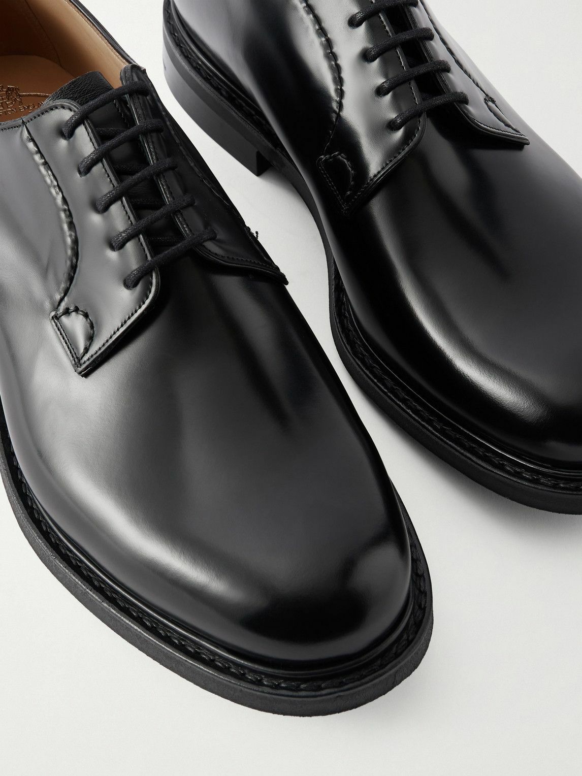 Church's - Shannon 2.0 Polished-Leather Derby Shoes - Black