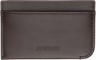 JACQUEMUS Brown 'Le Porte Curvo' Card Holder